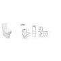Comfort Height Close Coupled Toilet with Soft Close Seat