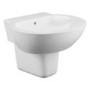Anise Wall Mount Sink with Semi Pedestal - 1 Tap Hole