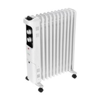 Argo Whisper 2.5 kw Oil Filled Radiator 10 fin with Thermostat