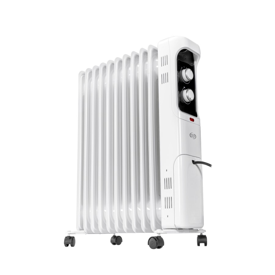 Argo Whisper 2.5 kw Oil Filled Radiator 10 fin with Thermostat