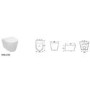 Wall Hung Toilet with Soft Close Seat - Paris