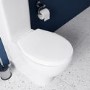 Croydex White Round Soft Close Toilet Seat