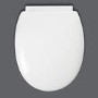 Croydex White Round Soft Close Toilet Seat