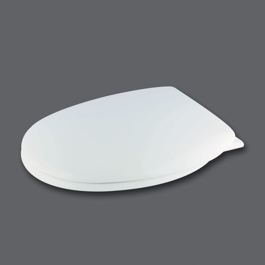 Croydex White Round Soft Close Toilet Seat