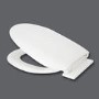 Croydex White Round Soft Close Toilet Seat