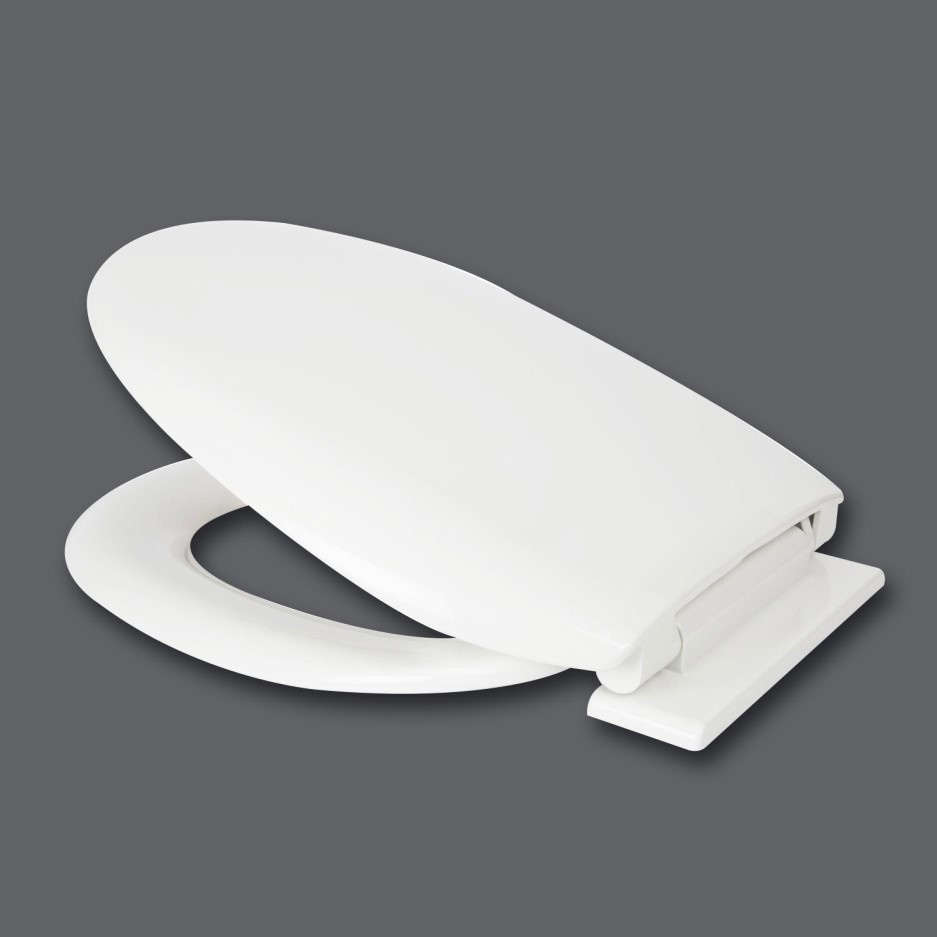 Croydex AntiBacterial Polypropylene Toilet Seat with SoftClose Hinge