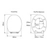 Croydex White Round Soft Close Toilet Seat