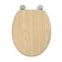 GRADE A1 - Croydex Geneva Moulded Wood Flexi-Fix Toilet Seat