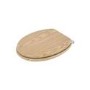 GRADE A1 - Croydex Geneva Moulded Wood Flexi-Fix Toilet Seat