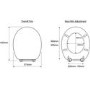Croydex Flexi Fix Geneva Toilet Seat