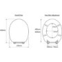 Croydex Flexi Fix Maitland Toilet Seat