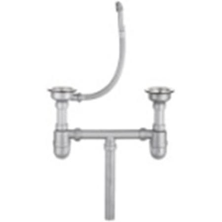 Taylor & Moore Ness 1.5 Bowl Reversible Drainer Stainless Steel Chrome Kitchen Sink