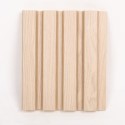 WPECGO Waterproof Oak Slatted Wall Panel End Cap Grooved