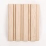 Waterproof Oak Slatted Wall Panel End Cap Tonged