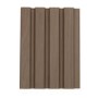 Pack of 3 Waterproof Walnut Slatted Wall Panels 2400 x 170 x 19mm