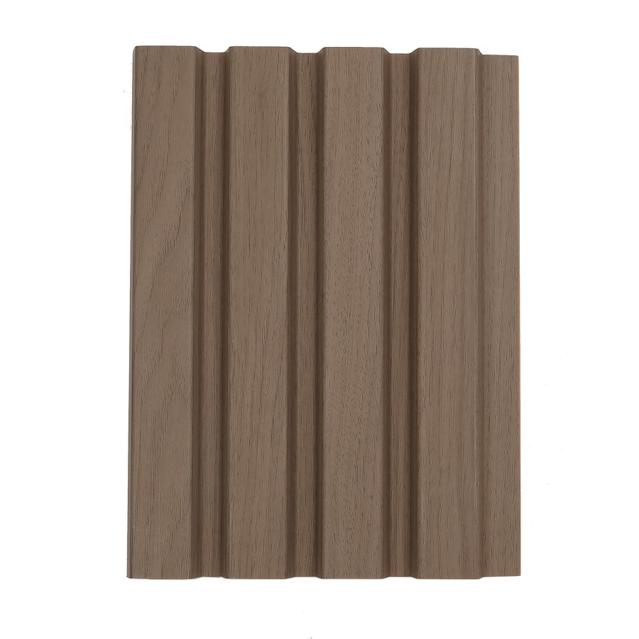 Pack of 3 Waterproof Walnut Slatted Wall Panels 2400 x 170 x 19mm