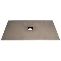 GRADE A1 - 1400x900mm Rectangular Level Acess Wet Room Shower Tray Former with Square Centre Drain - Live Your Colour