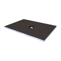 1400x900mm Wet Room Tileable Shower Tray Former 30mm with Square Centre Drain - Live Your Colour 1400x900mm Wet Room Tileable Shower Tray Former 30mm with Square Centre Drain - Live Your Colour
