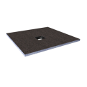 WRT900CD 900x900mm Wet Room Tile-Ready Shower Tray Former 30mm with Square Centre Drain – Live Your Colour