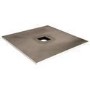 GRADE A1 - 900x900mm Square Level Acess Wet Room Shower Tray Former with Square Centre Drain - Live Your Colour