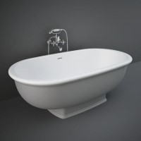 Freestanding Double Ended Bath 1560 x 810mm - RAK Ceramics Freestanding Double Ended Bath 1560 x 810mm - RAK Ceramics