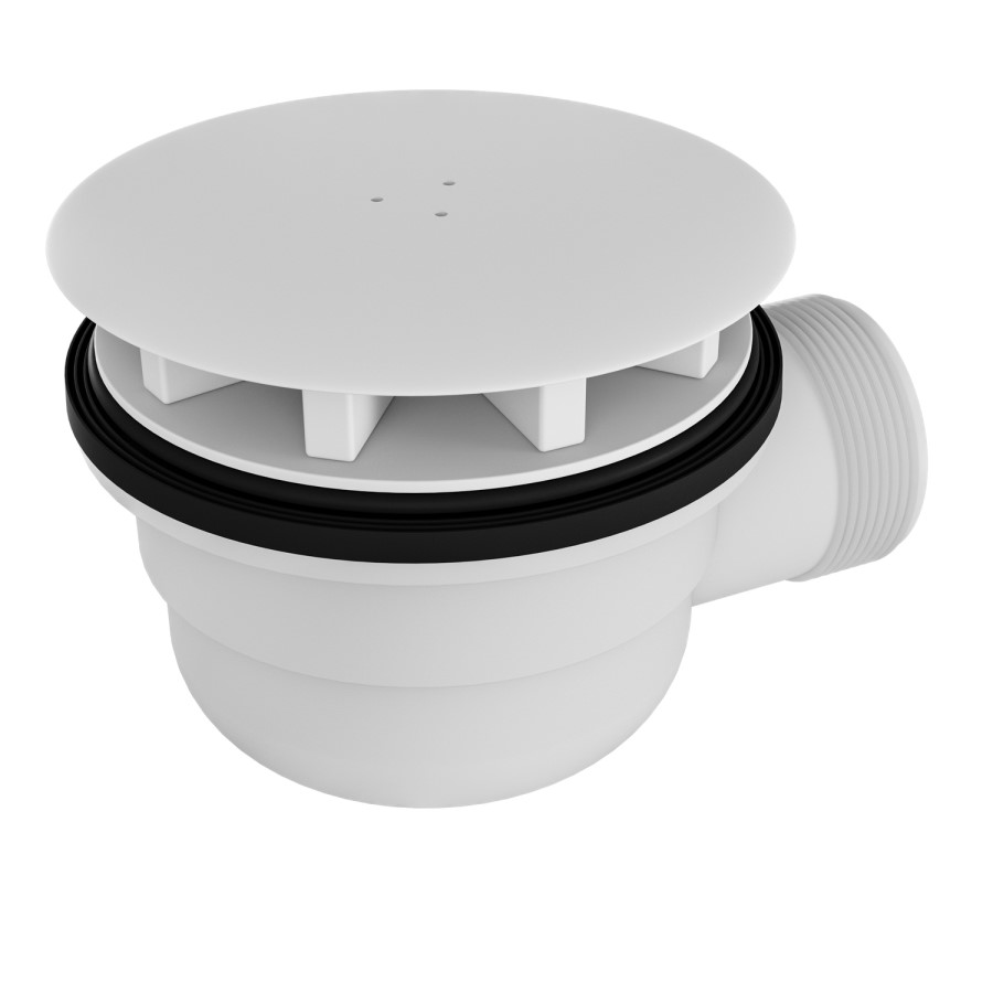90mm White Shower Tray Waste