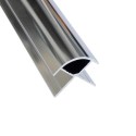 WWSPOLSILVEREXTCNR External Corner Polished Silver - Wetwall