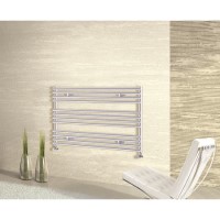 Chrome Horizontal Heated Towel Rail Radiator 600 x 1000mm - Oxfordshire