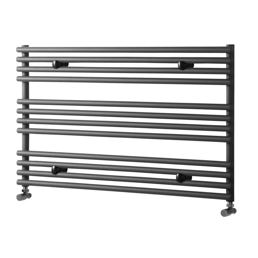 Towelrads Irido Anthracite Horizontal Towel Radiator 600 x 1000mm