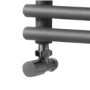 Towelrads Irido Anthracite Horizontal Towel Radiator 600 x 1000mm