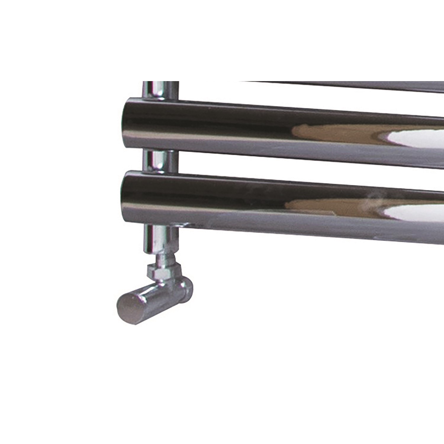 Multitubo Crome Riser Radiators Chrome Horizontal Bathroom Radiator 600 x 592mm - Better Bathrooms
