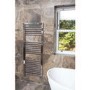 Chrome Heated Towel Rail Radiator 1300 x 500mm - Lambourn