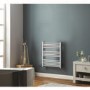 Woodbury Chrome Heated Towel Rail - 800 x 600mm