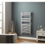 Woodbury Chrome Heated Towel Rail - 1200 x 600mm