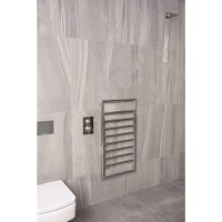 Chrome Vertical Bathroom Towel Radiator 900 x 500mm