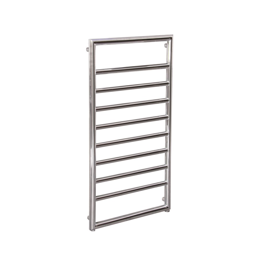 Chrome Vertical Bathroom Towel Radiator 900 x 500mm