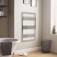 GRADE A1 - Boxford Chrome Heated Towel Rail - 1200 x 500mm GRADE A1 - Boxford Chrome Heated Towel Rail - 1200 x 500mm