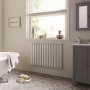 Chrome Vertical Flat Panel Radiator 600 x 1030mm