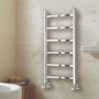 Diva Polished Stainless Steel Heated Towel Rail - 800 x 500mm