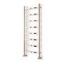 Diva Polished Stainless Steel Heated Towel Rail - 1200 x 500mm