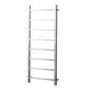 Diva Brushed Stainless Steel Heated Towel Rail - 1200 x 500mm