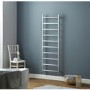 Diva Brushed Stainless Steel Heated Towel Rail - 1500 x 500mm