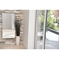 Vertical Mirror Glass Radiator - 1000 x 500mm