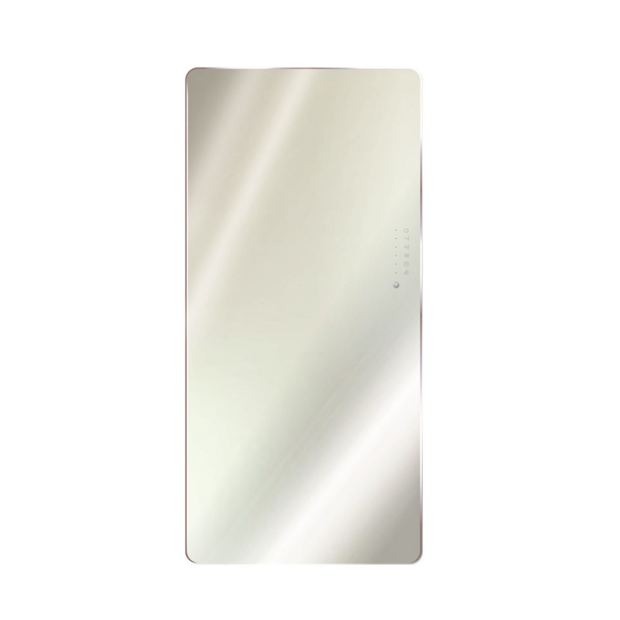Vertical Mirror Glass Radiator - 1000 x 500mm