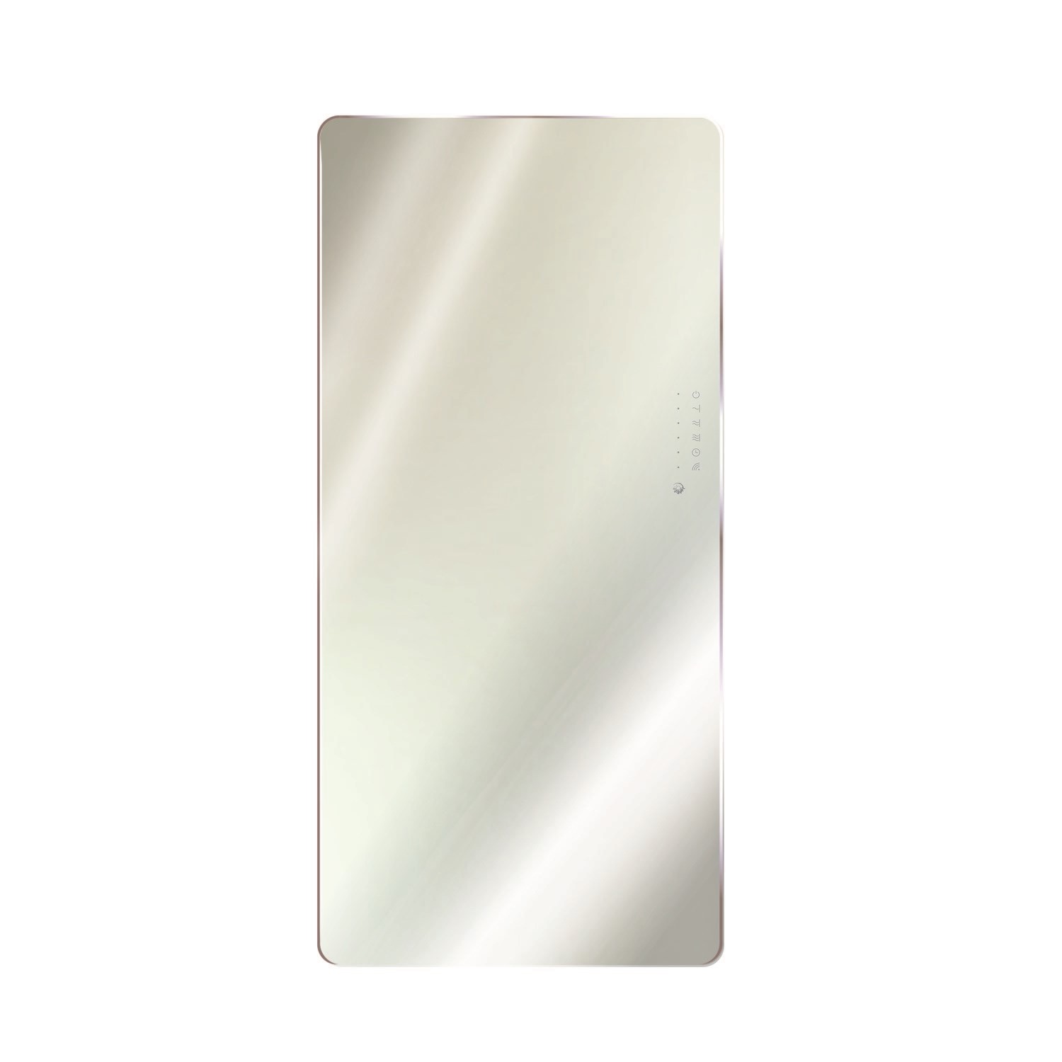 Vertical Mirror Glass Radiator - 1000 x 500mm - Better Bathrooms
