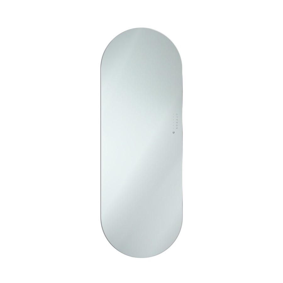 White Vertical Glass Radiator - 1380 x 500mm