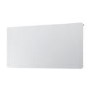 White Horizontal Glass Radiator - 600 x 800mm