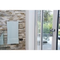 White Glass Infrared Heating Panel - 1063 x 532mm