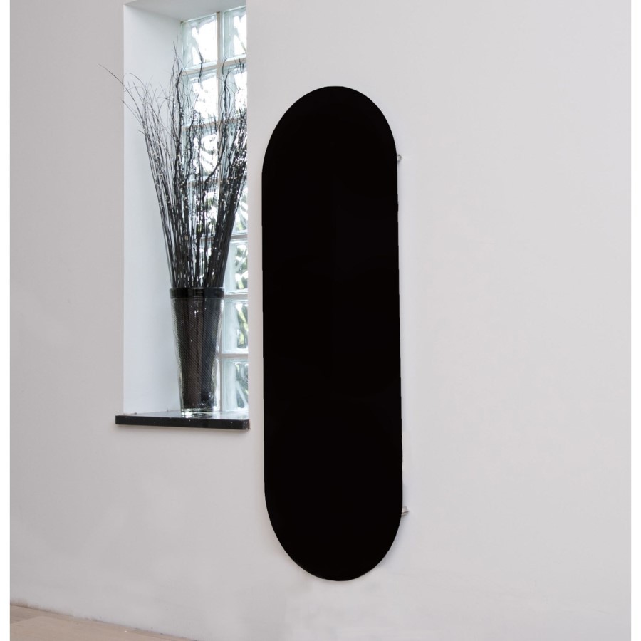 Black Glass Infrared Electrical Heating Panel - 1380 x 500mm