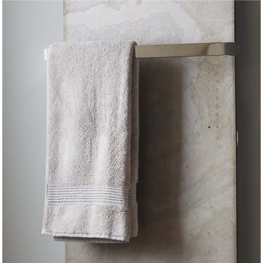 Brushed Stainless Steel Single Towel Rail